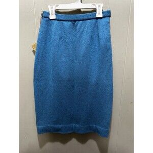 Pringle of Scotland Womens Skirt 100% Cashmere Pencil Preppy Pull Up Sz 34 Hogan